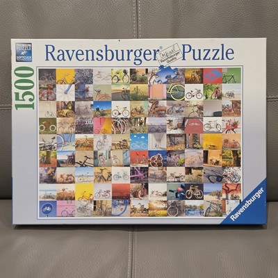 Puzzle 1500 Pieces 99 Bicycles And More Ravensburger Complete Colorful