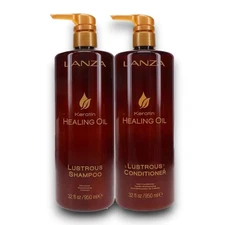 LANZA Keratin Healing Oil Lustrous Shampoo 32oz&Conditioner 32oz DUO NEW