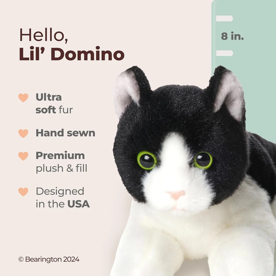 Colección Bearington Lil’ Domino Peluche Gato 8 Lil&#x2019;  Foto 2 de 4
