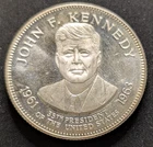 John F. Kennedy 32.9 gram Sterling Silver Medal ~ Franklin Mint / AmEx release