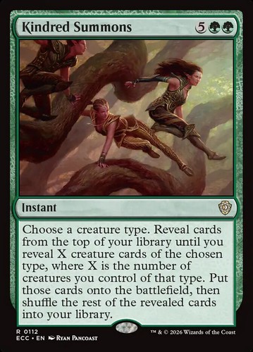 Kindred Summons 112 NM Lorwyn Eclipsed Commander MTG