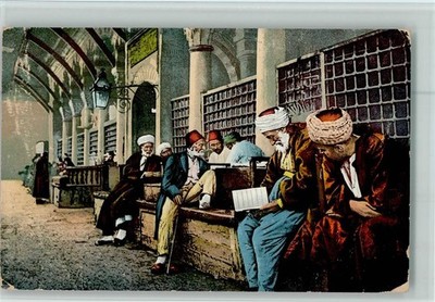 10511230 - Constantinople No. 159 E.F. Rochat - Devant une Mosque Postcard