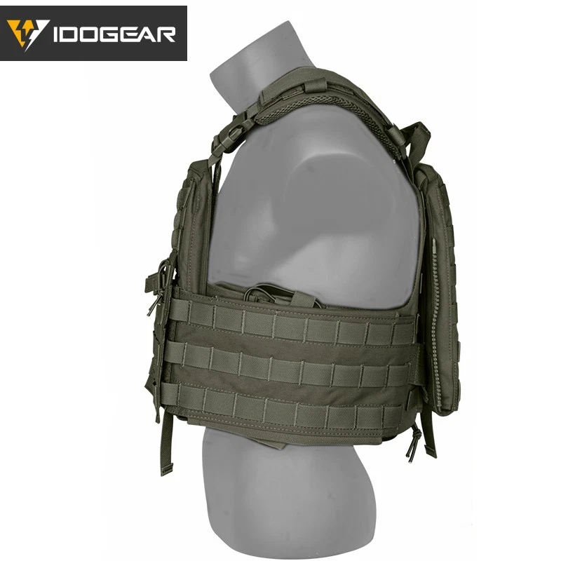 IDOGEAR Tactical Vest Cherry Plate Carrier CPC Molle Gear Camo Armor Hunting - Image 3 of 4