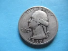 1937-S Silver Washington Quarter r
