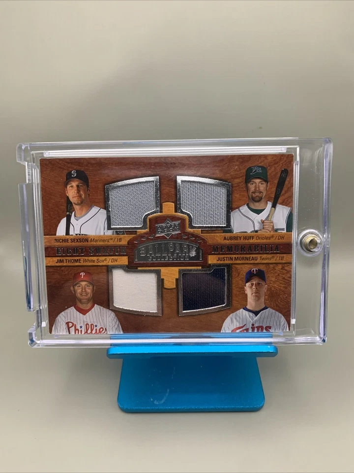 2008 Upper Deck Ballpark Collection Includes 3 500 HR Ortiz Thome Thomas 8 Patch - Image 2 of 4