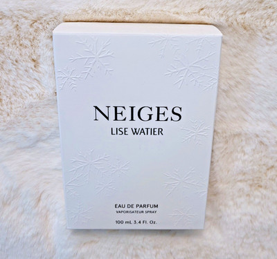 NEIGES By Lise Watier Perfume 100ml/3.4oz EAU DE PARFUM Spray, New Sealed 