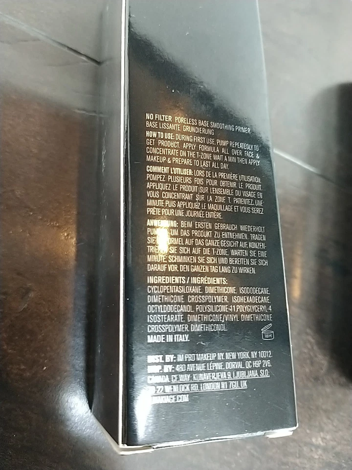 NO FILTER 2 PACK PORELESS BASE SMOOTHING PRIMER- 25ml NIB IL MAKIAG - Image 4 of 4