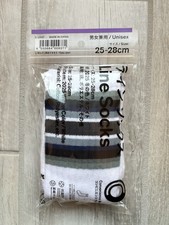 Family Mart Line Socks Limited Edition Winter Color White Size 25-28cm NWT