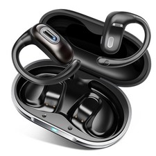 Open Ear Headphones, Bluetooth 5.4 Earbuds, 50H, Air Conduction Ear Buds, HD ...