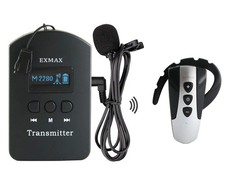2.4G Wireless Audio Tour Guide System Whisper Microphone Voice Transmission C...