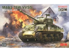 Rye Field Model - M4A3 Sherman 76W VVSS Late w/Interior Upgrade Version, 1/35, R