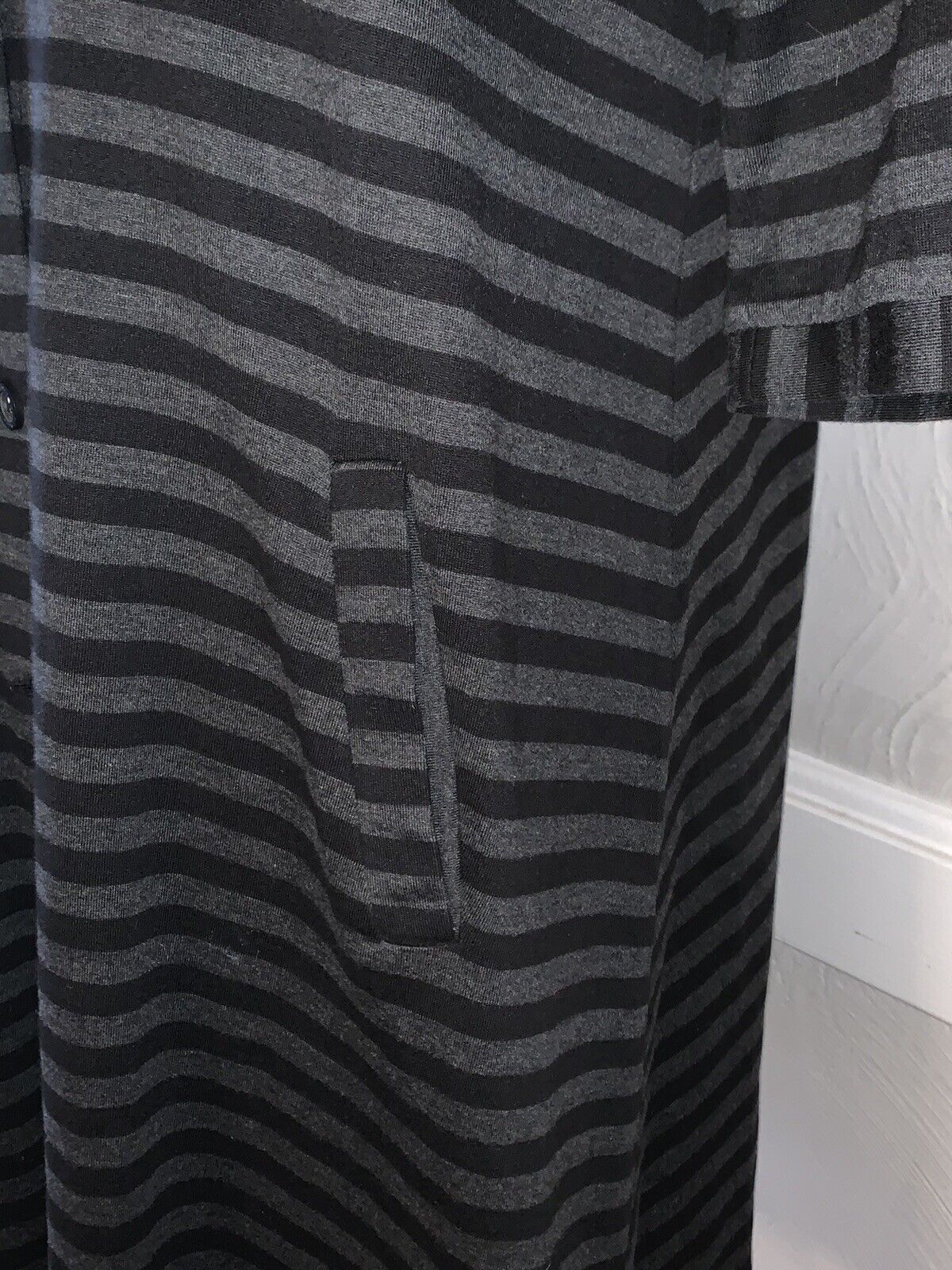 Marimekko KASTE tunic dress size M: black and gra… - image 2