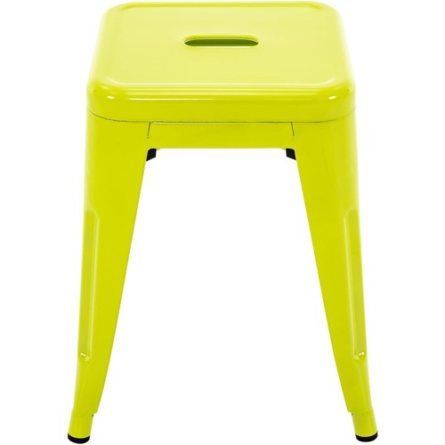 Set of 4 Kitchen Short Stools Stackable18 Inch Height Backless Metal Stools - Picture 5 of 8