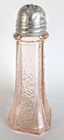 Antique Pink Depression Glass Anchor Hocking Mayfair Salt or Pepper Shaker