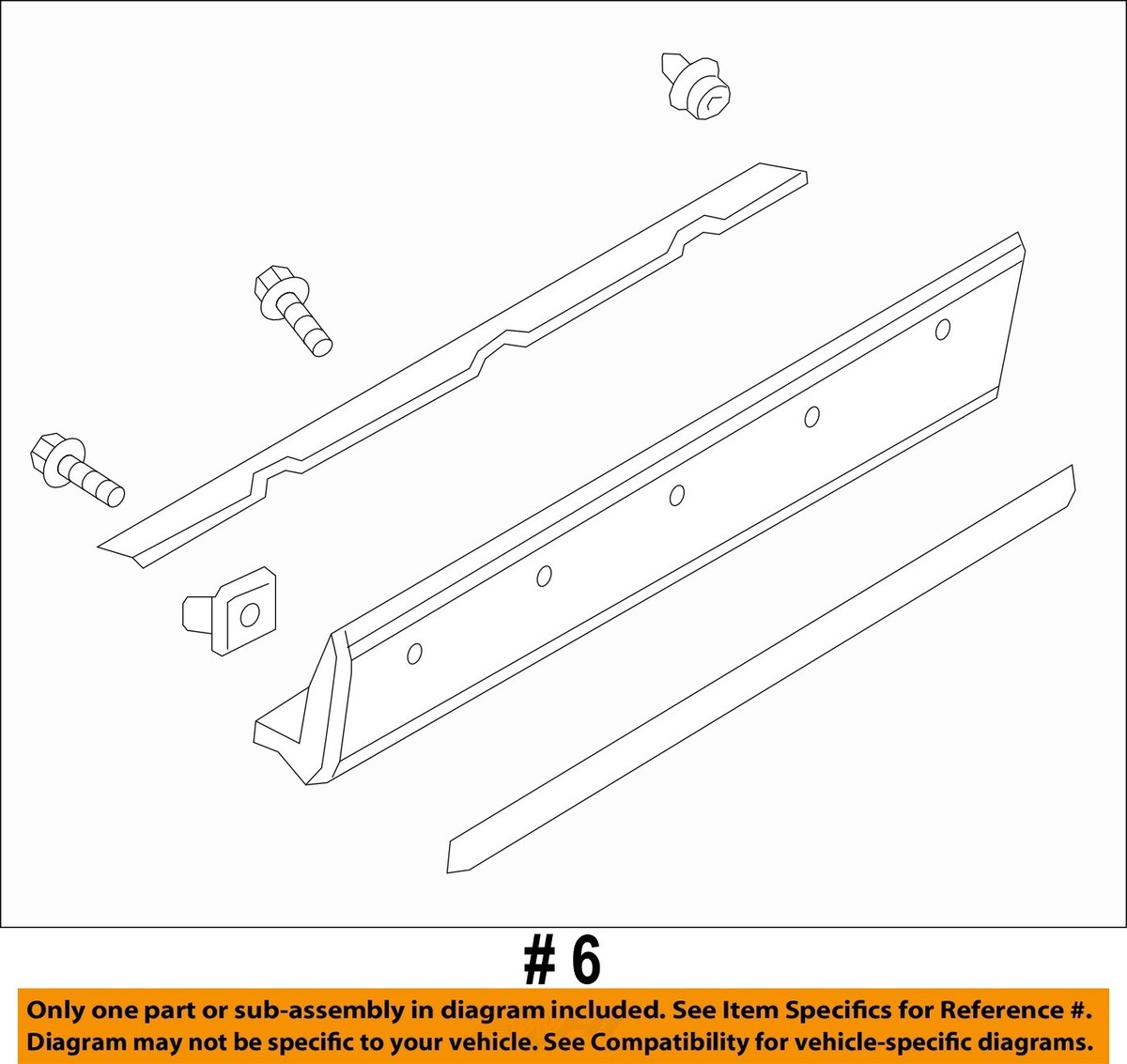 MAZDA OEM 16-18 CX-9-Rear Rocker Molding Right TK4951RC0B | eBay