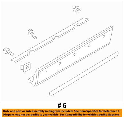 MAZDA OEM 16-18 CX-9-Rear Rocker Molding Right TK4951RC0B | eBay