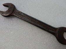 Antique Vintage Drop Forged Select Steel Open End Wrench USA Made