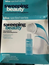 Bliss Sweeping Beauty Sonic Facial Cleansing Device Tool Fabulous Foaming Face
