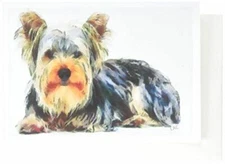 Yorkshire Terrier - Yorkie #1 Blank Note Cards - Set of 6 with Envelopes by Dogg
