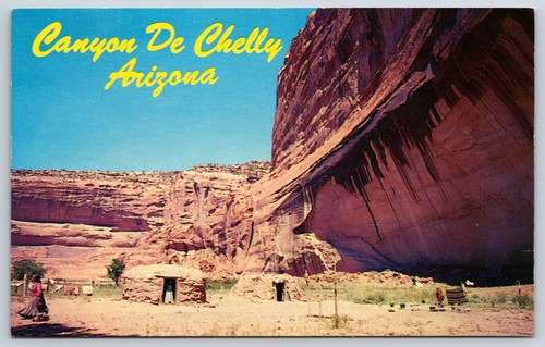 Postkarte Canyon De Chelly Navajo Hogans, Arizona unbesendet