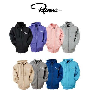 Redrum Plain »ZIP Jacke « Unisex   XS bis  XXL Zip Jacken Farben Tasche NEU