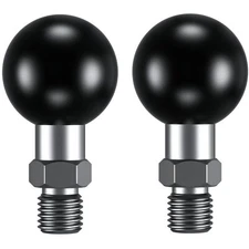 2 Pack 1'' Ball Adapter With M10 X 1.25 Threaded Post Compatible With Ram Mounts