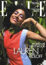 Elle Magazine Lauren Ridloff Women in Hollywood Issue Beauty Hair Makeup 2021 .