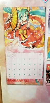 Hatsune Miku 16 Month 2022 Wall Desk Calendar Anime Manga KPOP New Sealed |  eBay