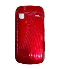 GENUINE LG Xpression C395 BATTERY COVER Door RED slider cell phone back panel