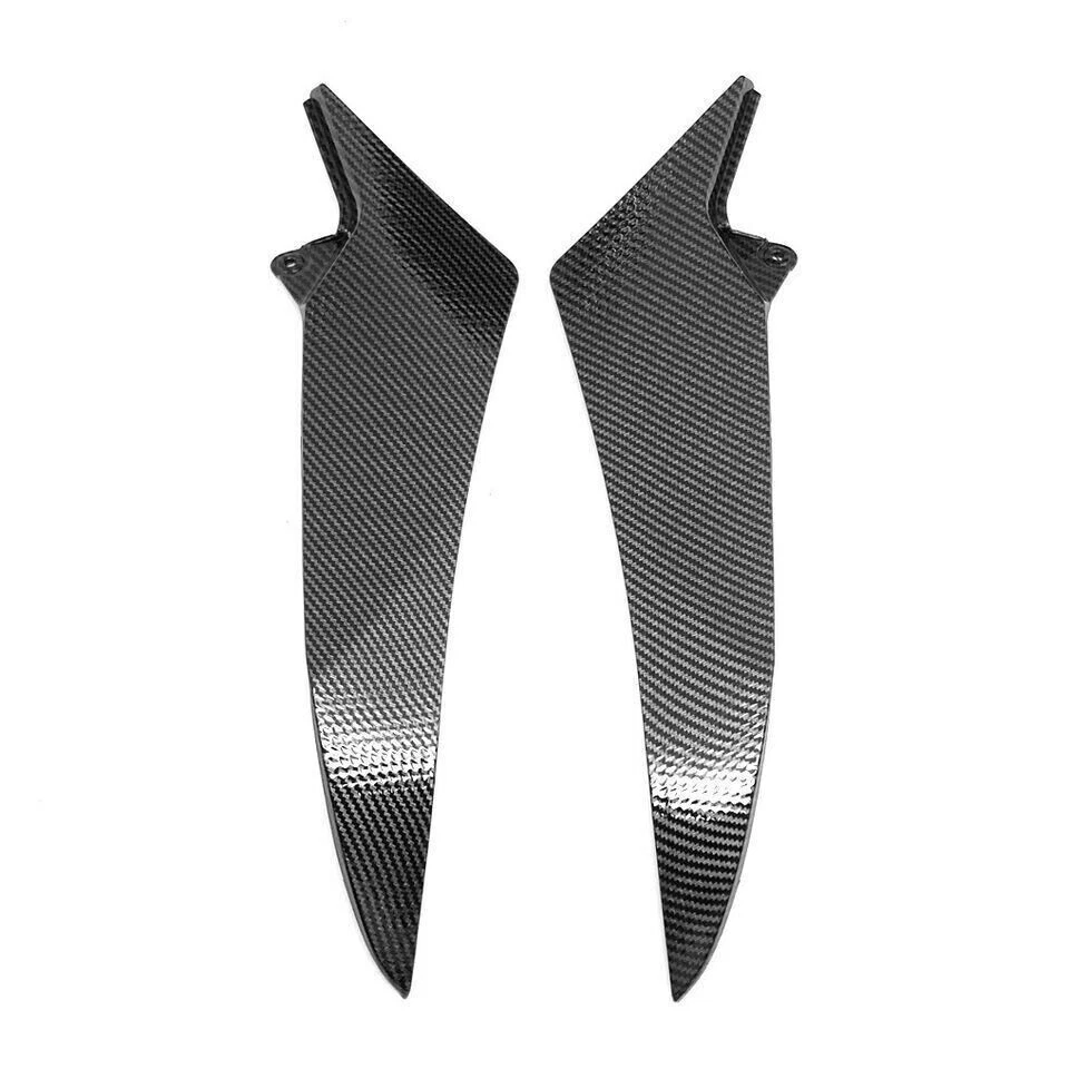 Cubierta lateral del tanque de gasolina de fibra de carbono cubierta de carenado cubierta para Yamaha YZF R1 2009-2014 Foto 4 de 4