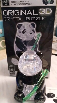 BePuzzled Panda Original 3D Crystal Puzzle Brain Teaser Figure Complete