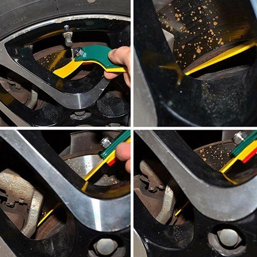 Thickness Gauge 8IN1 Brake Pad Measuring-Tool Gauge Feeler Tester Scale Lining X - Picture 3 of 11