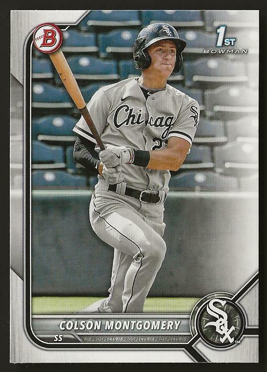 2022 Bowman Prospects Colson Montgomery #BP-71 1st Bowman - White Sox