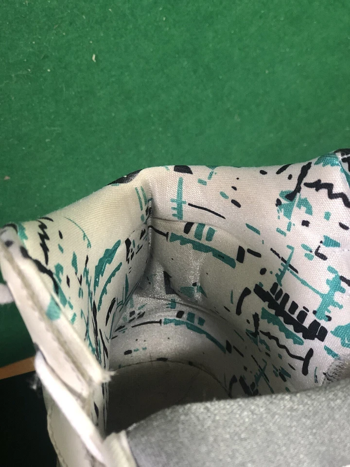 Zapatos Jordan Flight 1 - talla 12 - blanco/esmeralda Foto 4 de 4