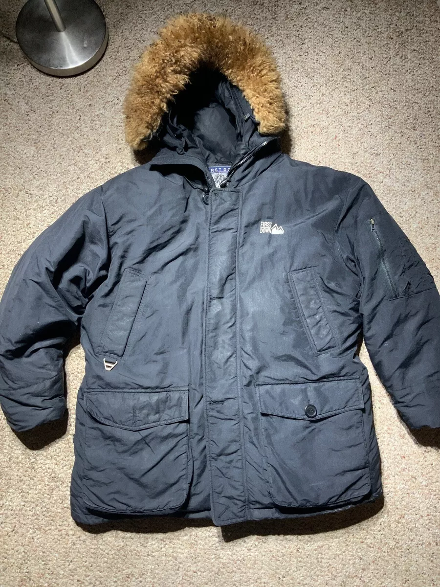 Vintage Men's Puffer - Black - S