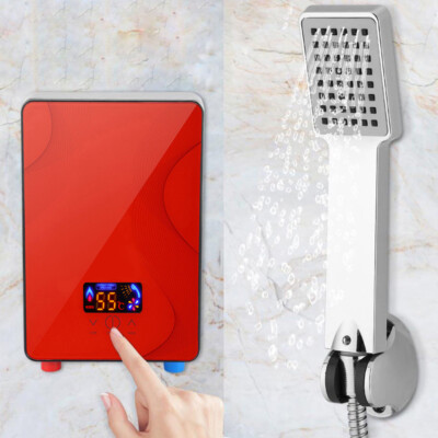 #ad 220V Hot Water Heater 5GPM On Demand Tankless Electric Instant Boiler 6500W NEW $65.92