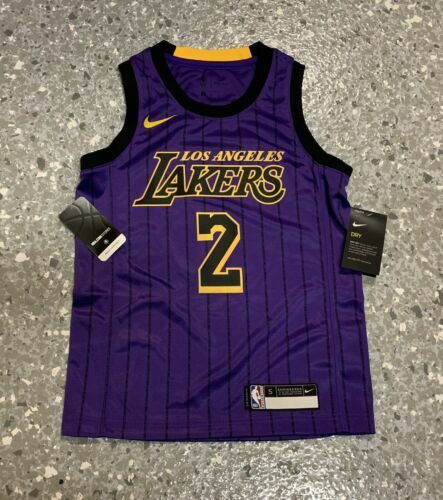 Nike NBA Los Angeles Lakers Lonzo Ball #2 Jersey Size Youth M (10-12).