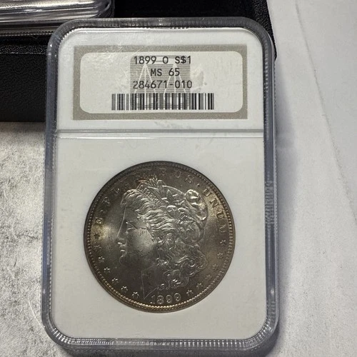 1899-O MS65 Morgan Silver Dollar NGC Certified rim toned