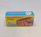 Matchbox Lesney Superfast No17 LONDONER BUS " Empty i TYPE box " WITHOUT " NEW