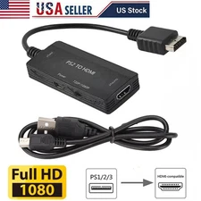 PS2 to Converter Video Adapter HDTV Monitor PS2 Cable for PlayStation 1/2/3