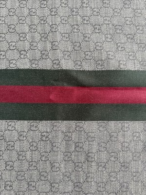 Authentic NWT Gucci Mens Monogram Wool & Silk  Scarf