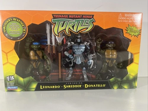 Vintage TEENAGE MUTANT NINJA TURTLES Shredders Revenge Set unused MISB 2002