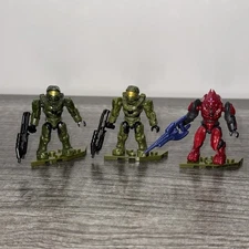 Mega Halo 97011 Warthog Resistance Elite Zealot UNSC Spartan Figures Weapons Lot