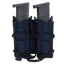 HIGH SPEED GEAR DOUBLE PISTOL TACO MOLLE, LE BLUE