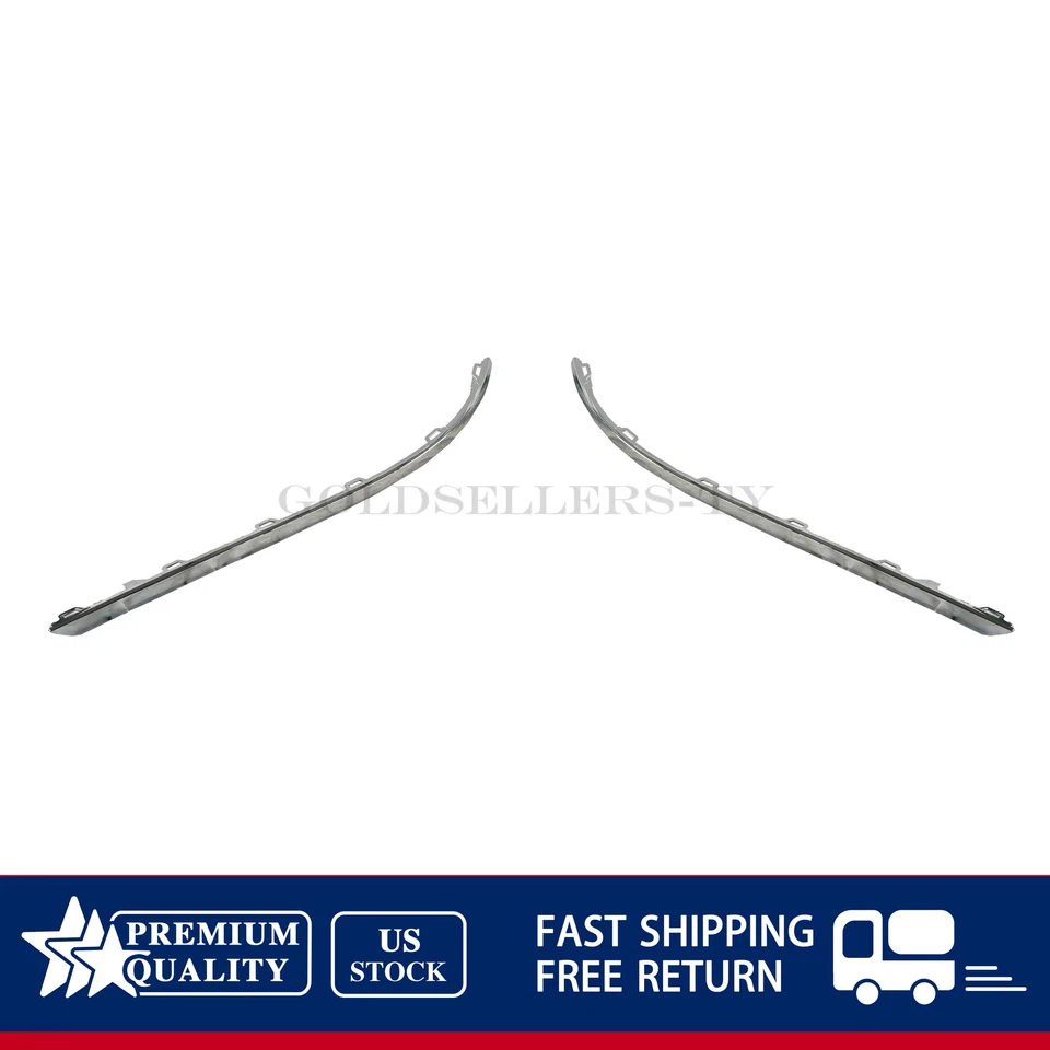 NEW Rear Left & Right Bumper Chrome Molding Trim For 16-19 Volkswagen Passat Foto 3 de 4