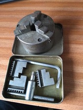 unimat size lathe 3 jaw chuck with internal and external jaws