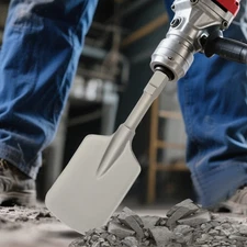 Hex Shank Shovel Spade Chisel Bit, Clay Spade Bit for Electric Jackhammer 5.31in