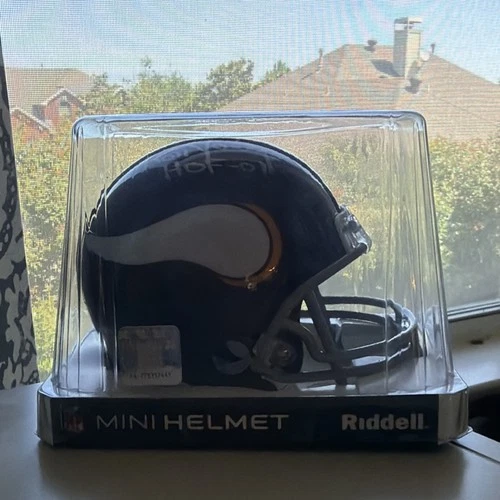 New ListingRon Yary Autographed Minnesota Vikings Mini Helmet TRISTAR Authenticated