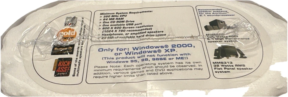 Philips PSC805 Digital Audio/Video 5.1 Channel Audio Sound Processor Receiver (S - Image 4 of 4