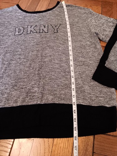 Camicia leggera DKNY nero/bianco taglia grande - Foto 9 di 9